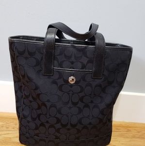 Black coach purse